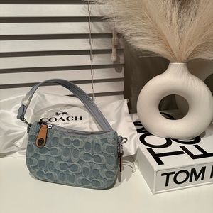 NEW W/O Tags Denim Coach Bag